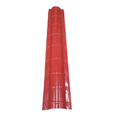 Glazed Ridge / Roll Top – Tile Red Gloss (2M X 330MM),Glazed Ridge / Roll Top – Tile Red Gloss (2M X 400MM)